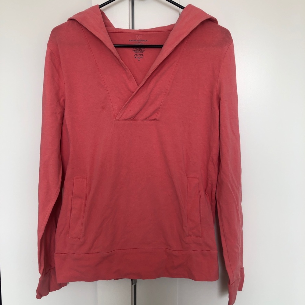 Banana Republic salmon hoodie